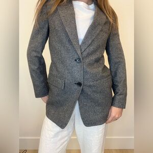 The oversized blazer Everlane Charcoal herringbone Blazer